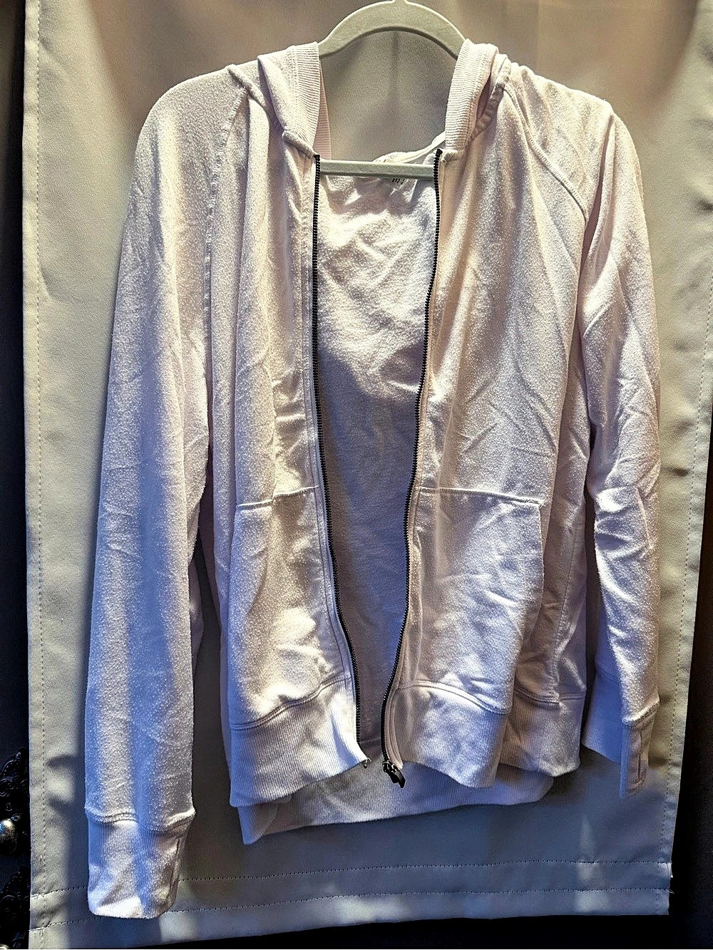 90 Degree by Reflex Hooded Zip-Up Sweatshirt Pink
